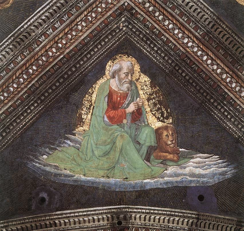 San Marco Evangelista - Cappella Tornabuoni, Santa Maria Novella, Firenze